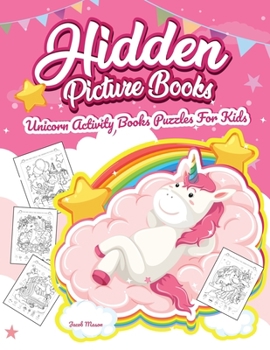 Paperback Hidden Picture Books: Unicorn Activity Books Puzzles For Kids, Unicorn Coloring Book