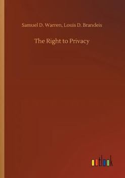 Paperback The Right to Privacy Book