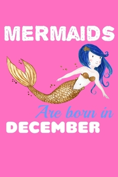 Paperback Mermaids Are Born In December: Personal Expense Tracker Book