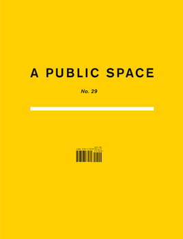 Paperback A Public Space No. 29 Book