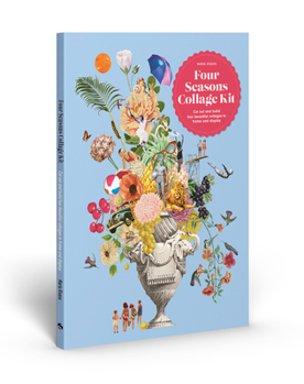 Paperback Four Seasons: Create Four Elegant Collages with the Images in This Surprising Kit Book