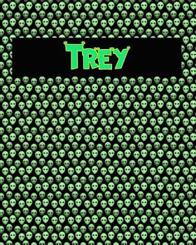 Paperback 120 Page Handwriting Practice Book with Green Alien Cover Trey: Primary Grades Handwriting Book