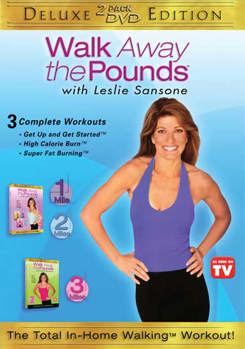 DVD Leslie Sansone: Walk Away The Pounds Set Book