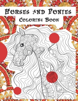 Paperback Horses and Ponies - Coloring Book