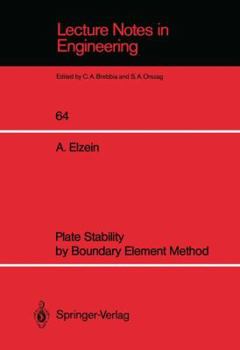 Paperback Plate Stability by Boundary Element Method Book