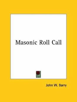 Paperback Masonic Roll Call Book
