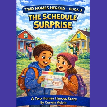 Paperback Two Homes Heroes - Book 3 - The Schedule Surprise: A Two Homes Heroes Story Book