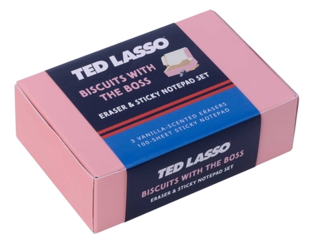Loose Leaf Ted Lasso: Biscuits with the Boss Scented Eraser & Sticky Notepad Set Book