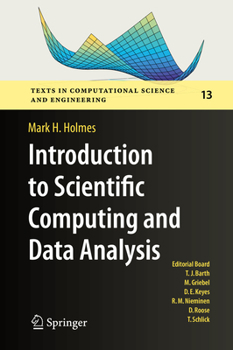 Hardcover Introduction to Scientific Computing and Data Analysis Book