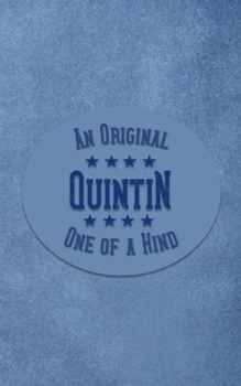 Paperback Quintin: Personalized Writing Journal for Men Book