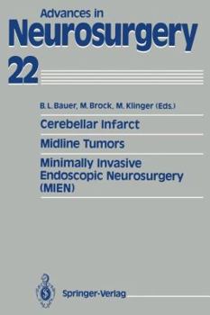 Paperback Cerebellar Infarct. Midline Tumors. Minimally Invasive Endoscopic Neurosurgery (Mien) Book