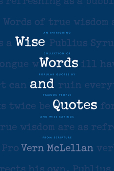 Paperback Wise Words and Quotes Book