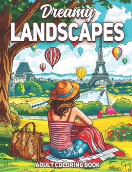 Dreamy Landscapes Adult Coloring Book: A Collection of 50 Illustrations featuring Serene Landscapes for Relaxation & Stress Relief