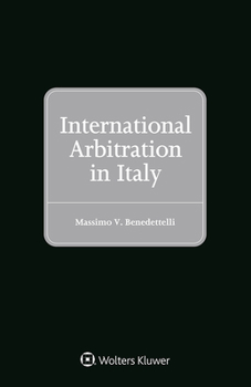 Hardcover International Arbitration in Italy Book