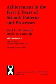 Paperback Achievement in the First 2 Years of School: Patterns and Processes Book