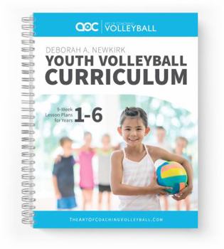 Spiral-bound Youth Volleyball Curriculum Book