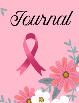 Paperback Journal: Black and Pink Journal Notebook for Breast Cancer Survivors, (Breast Cancer Awareness Gift, Cancer Journal, Breast Can Book