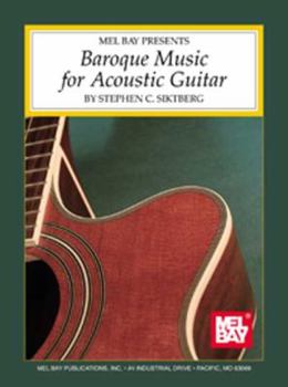 Paperback Baroque Music for Acoustic Guitar Book