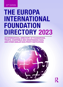 Hardcover The Europa International Foundation Directory 2023 Book