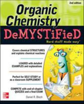Paperback Organic Chemistry Demystified 2/E Book