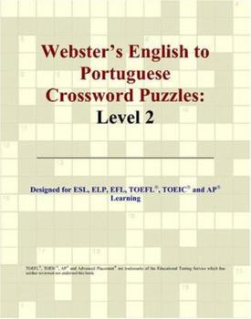Paperback Webster's English to Portuguese Crossword Puzzles: Level 2 Book