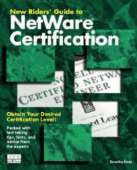 Paperback New Riders Guide to NetWare Certification Book