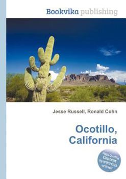 Paperback Ocotillo, California Book