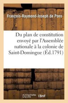 Paperback Réflexions Sur Quelques Articles Du Plan de Constitution [French] Book