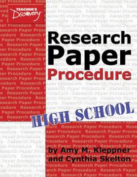 Spiral-bound Teachers Discovery Research Paper Procedure Book