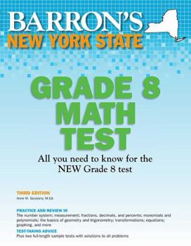 Paperback New York State Grade 8 Math Test Book