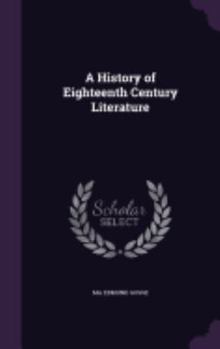 Hardcover A History of Eighteenth Century Literature Book