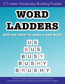 Paperback Word Ladders vocabulary building word puzzles and other games: Education resources by Bounce Learning Kids Book