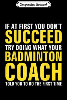 Composition Notebook: I'M A BADMINTON DAD  Journal/Notebook Blank Lined Ruled 6x9 100 Pages