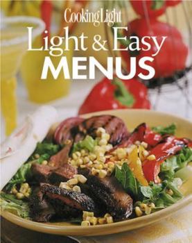Hardcover Cooking Light: Light and Easy Menus Book