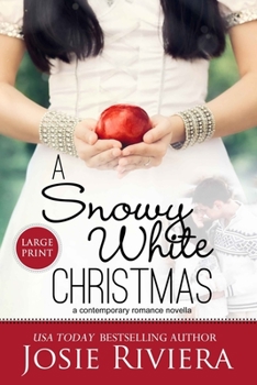 Paperback A Snowy White Christmas [Large Print] Book