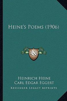 Paperback Heine's Poems (1906) Book