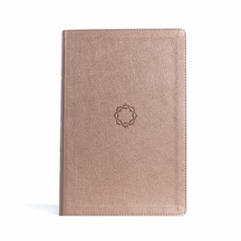Imitation Leather KJV Essential Teen Study Bible, Rose Gold Leathertouch Book
