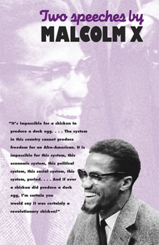 Paperback Two Speeches by Malcolm X Book