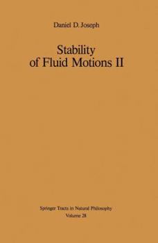 Paperback Stability of Fluid Motions II Book