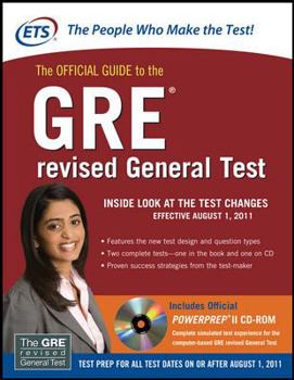 Paperback The Official Guide to the GRE Revised General Test [With CDROM] Book
