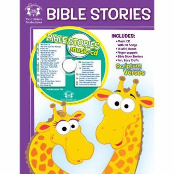 Paperback Bible Stories Workbook & CD Book