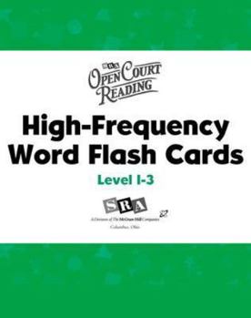 Paperback Open Court Reading: High Frequency Word Flash Cards Level 1-3 Book