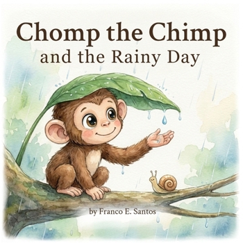 Paperback Chomp the Chimp and the Rainy Day [Large Print] Book
