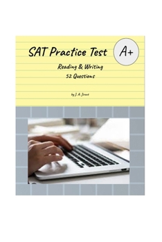 Paperback SAT Practice Test: Reading and Writing, 52 Questions Book