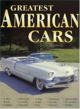 Paperback Greatest American Cars Book