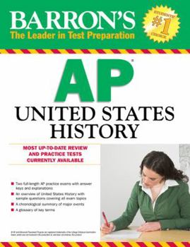 Paperback Barron's AP United States History Book
