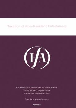 Paperback Ifa: Taxation of Non-Resident Entertainers Book