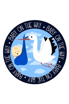 Baby on the Way: 6x9 120 pages quad ruled | Your personal Diary