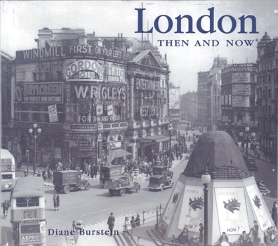 Hardcover London Then & Now Book