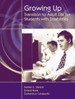 Paperback Growing Up: Transition to Adult Life for Students with Disabilities Book